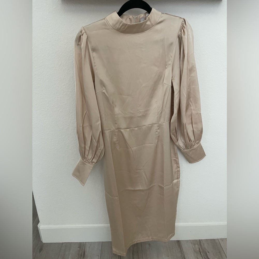 Beige Dress